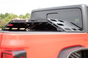 Jeep Gladiator JT Truck Bed Storage Rack - Fishbone Offroad - Powder Coated - Black - `20-`27